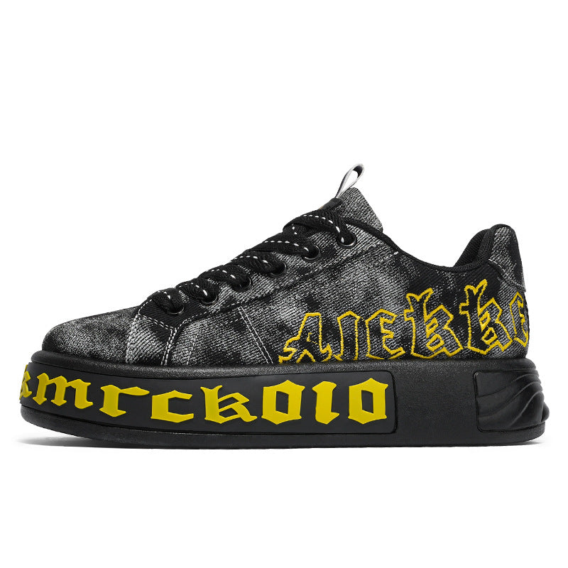 Harajuku Style Men's Camouflage Low Cut Shoes