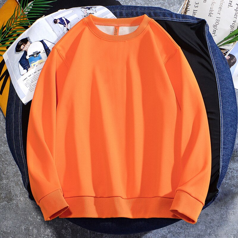 Harajuku Style Men's Casual Hoodie - Multicolor Cotton Fleece