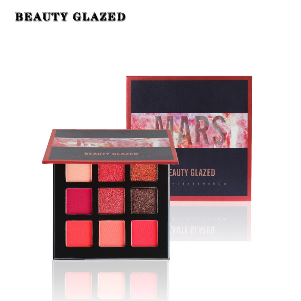 Beauty Glazed 9-Color Eyeshadow Palette - Playful Pink & Yellow