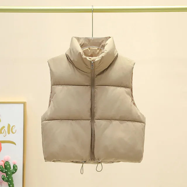 Harajuku Style Warm Sleeveless Vest for Women