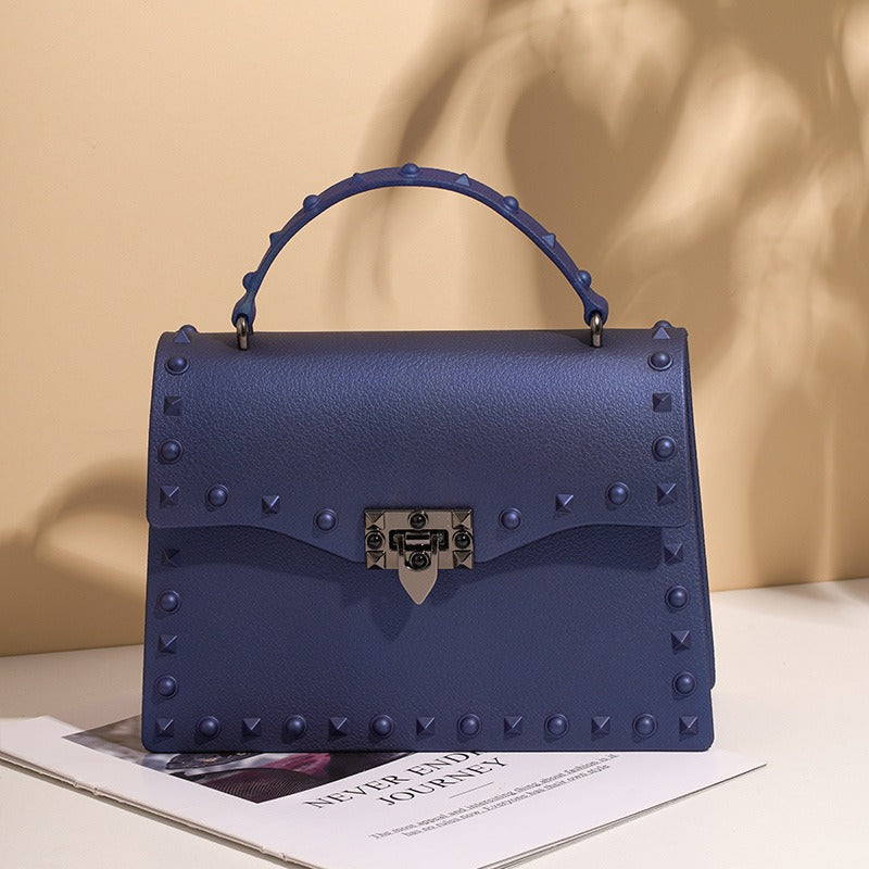 Harajuku Style Mini Jelly Handbag with Chain
