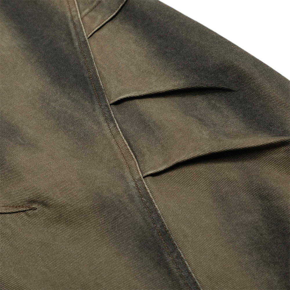 Harajuku-Inspired Distressed Denim Seven-Quarter Pants