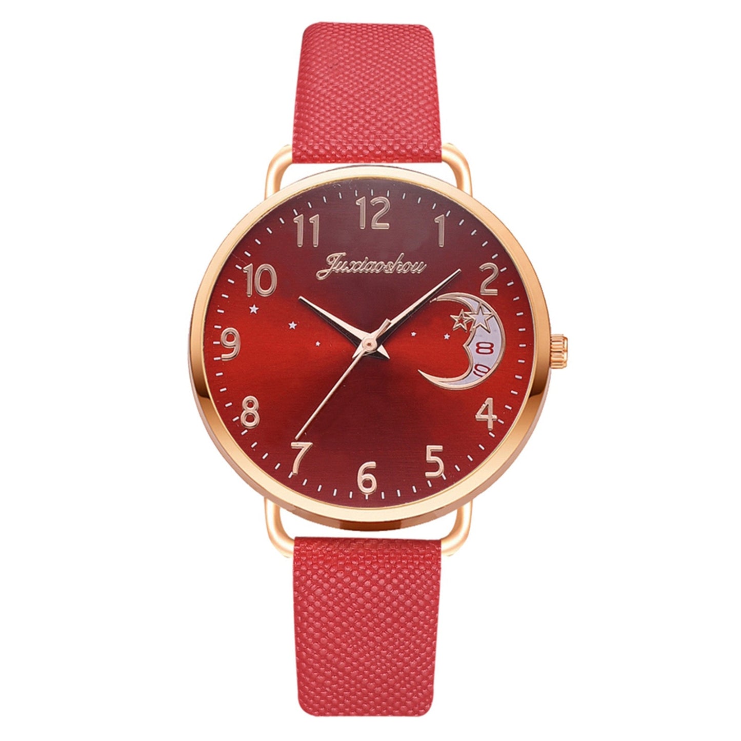 Luxury Leather Band Women's Wrist Watch - Harajuku Style