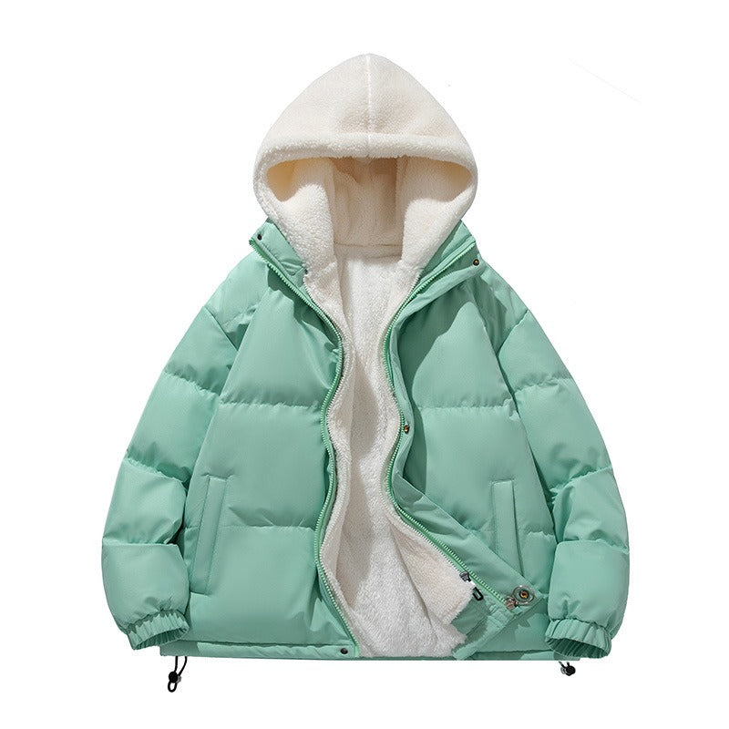Men's Harajuku Style Hooded Cotton Jacket