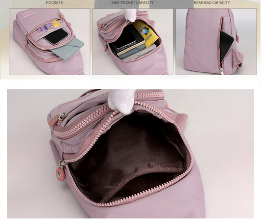 Trendy Multi-Layer Chest Bag for Women