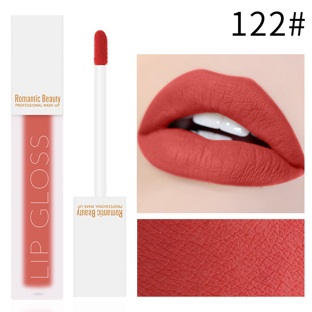 Velvet Matte Lip Glaze – Non-Stick Lip Gloss