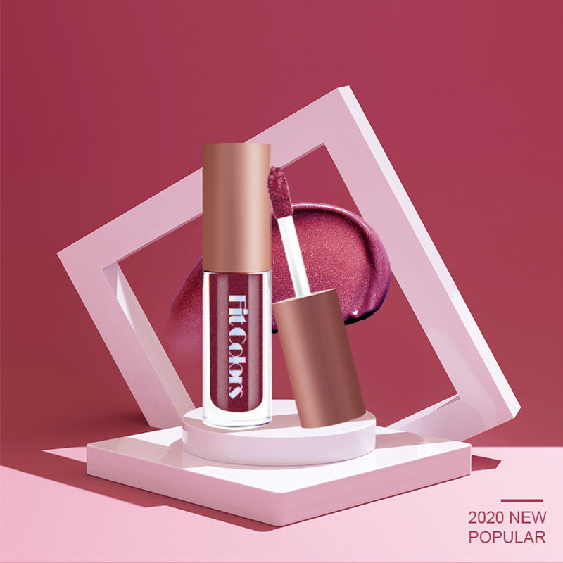 Pearlescent Metallic Non-Stick Lip Gloss - Harajuku Style