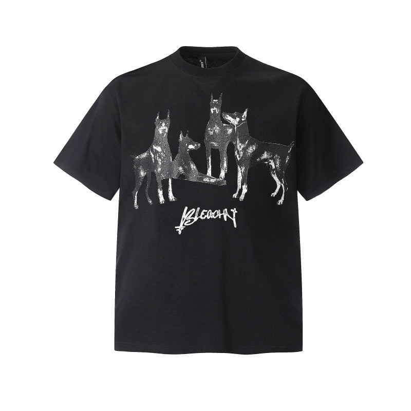 Vintage Doberman Inu Short Sleeves Tee