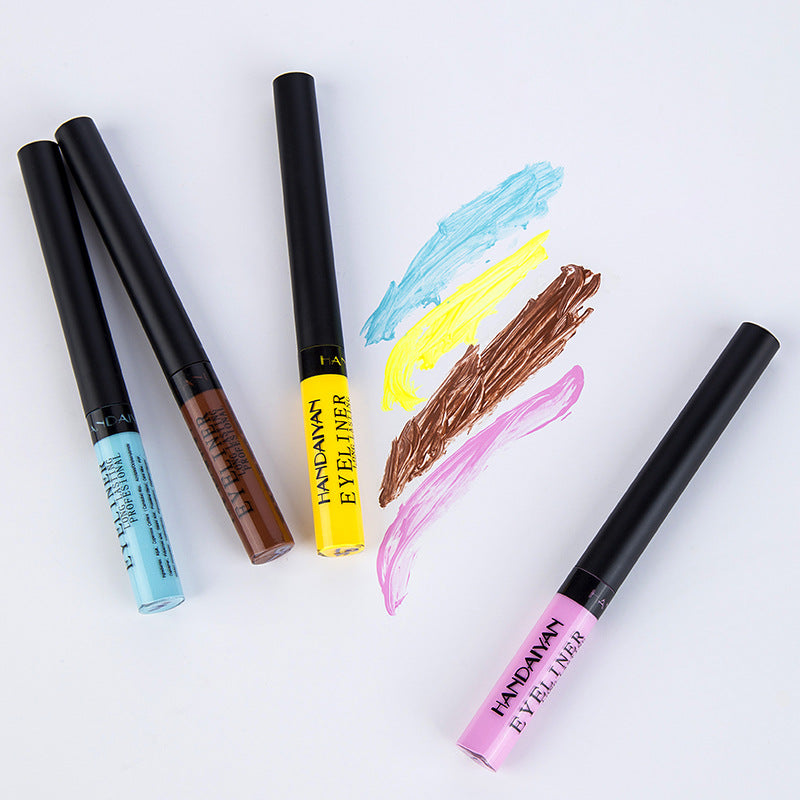 12 Color Matte Liquid Eyeliner - Long Lasting & Non-Smudge