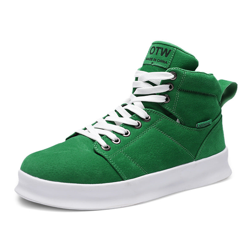 High Top Suede Board Shoes - Harajuku Style