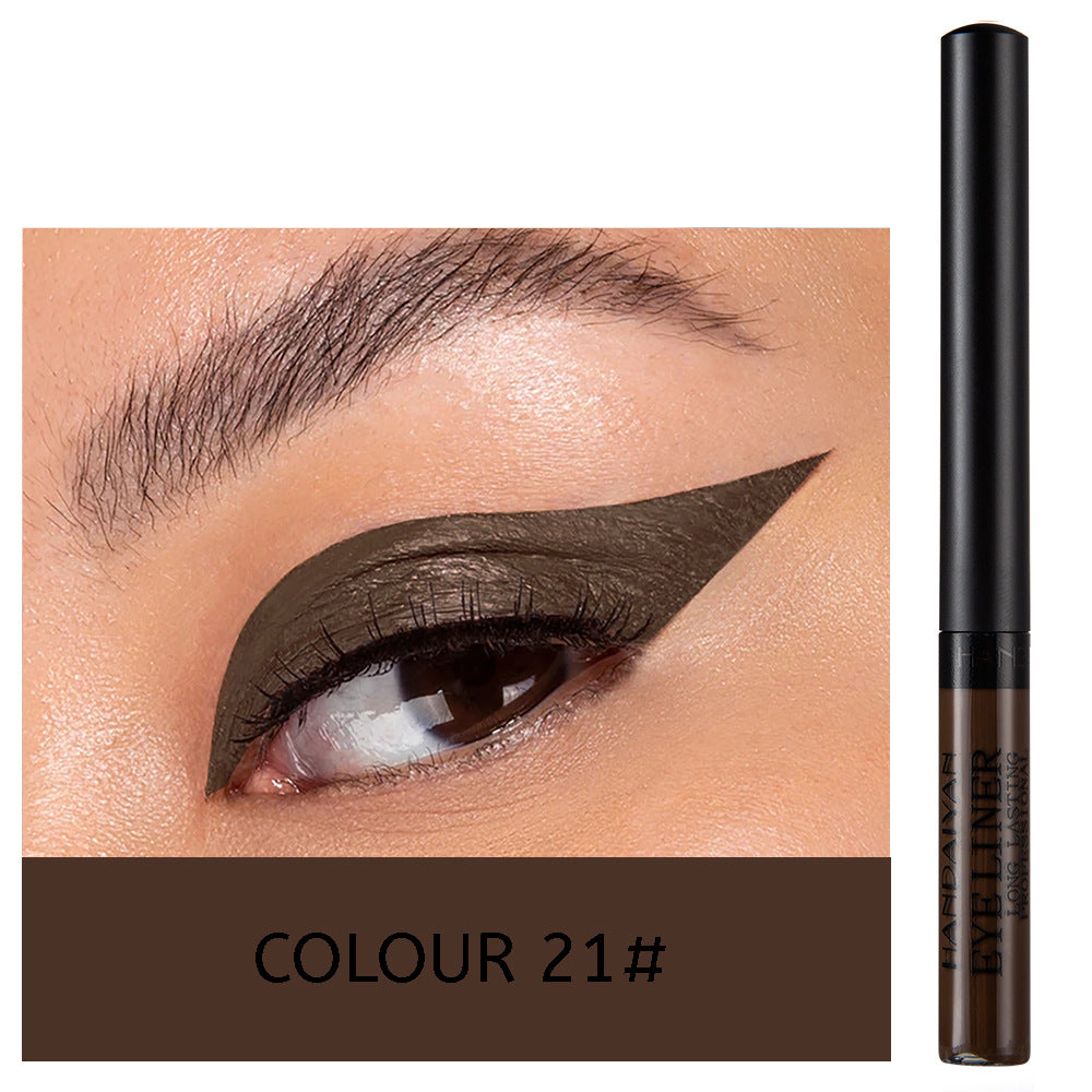12 Color Matte Liquid Eyeliner - Long Lasting & Non-Smudge