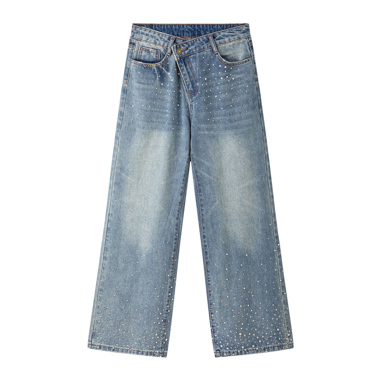 Vintage Casual Straight Leg Jeans