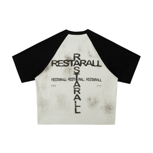 Harajuku Style Graffiti Patchwork Unisex T-Shirt