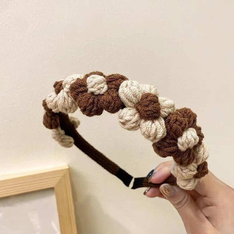 Korean Cute Girl Wool Weave Hair Band