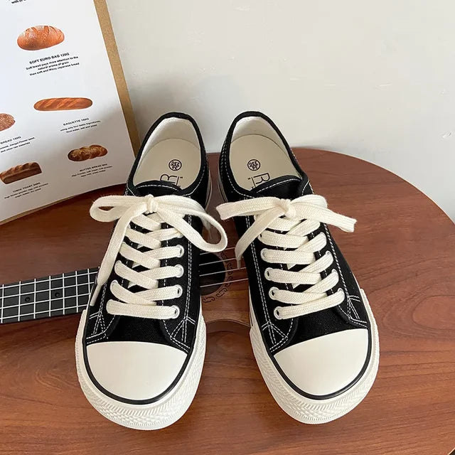 Harajuku Women’s Canvas High Top Sneakers - Casual Summer Style