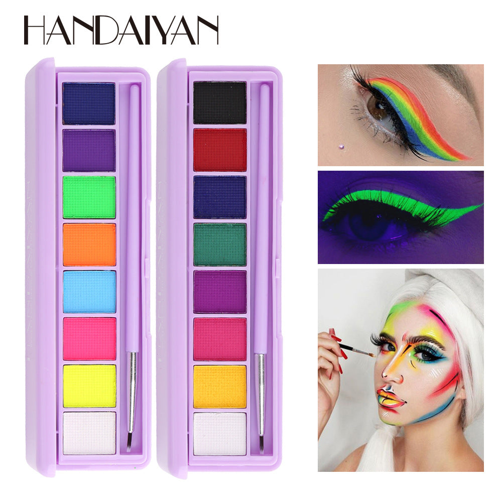 Ultraviolet Glow Water Soluble Body Paint & Eyeliner