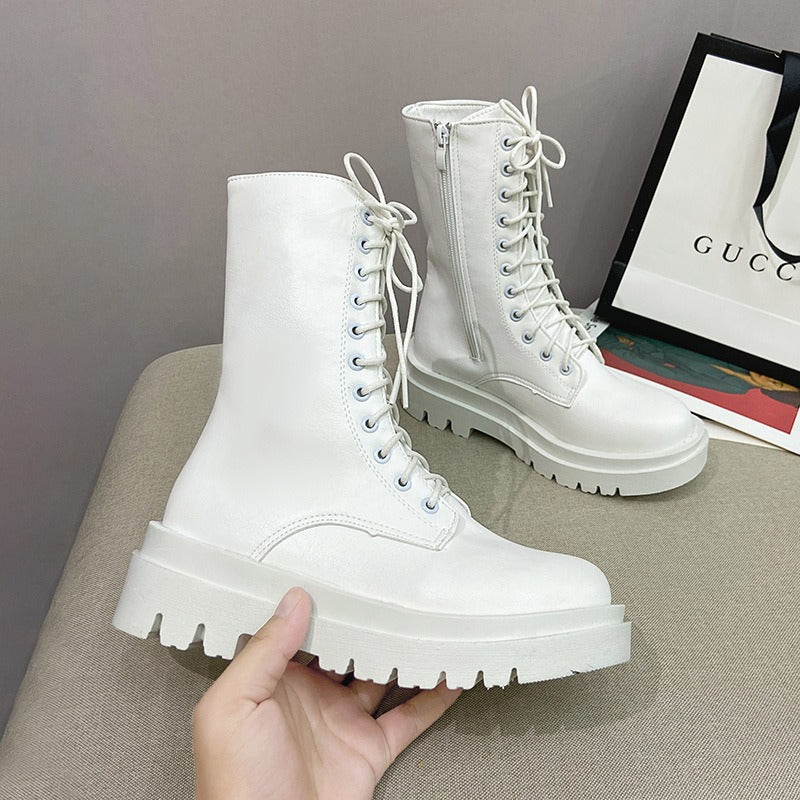 Harajuku Style British Knight Boots for Women
