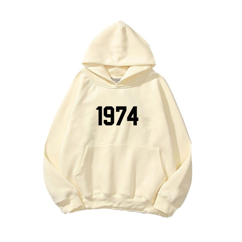 Trendy 1974 Double Layer Hoodie - Harajuku Style