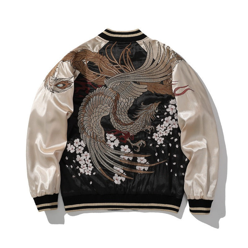 Zhuque Heavy Industry Embroidered Baseball Jacket