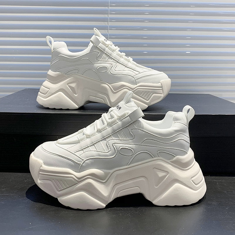 Harajuku Style Thick-Soled Heightened Sports Shoes