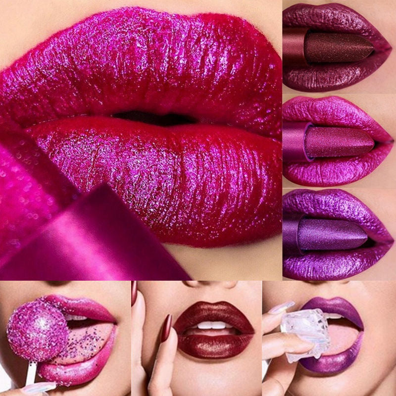 Pearlescent Metallic Non-Stick Lip Gloss - Harajuku Style