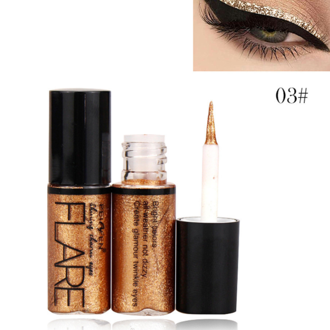 Dazzling Glitter Diamond Eye Liner - Rose Gold