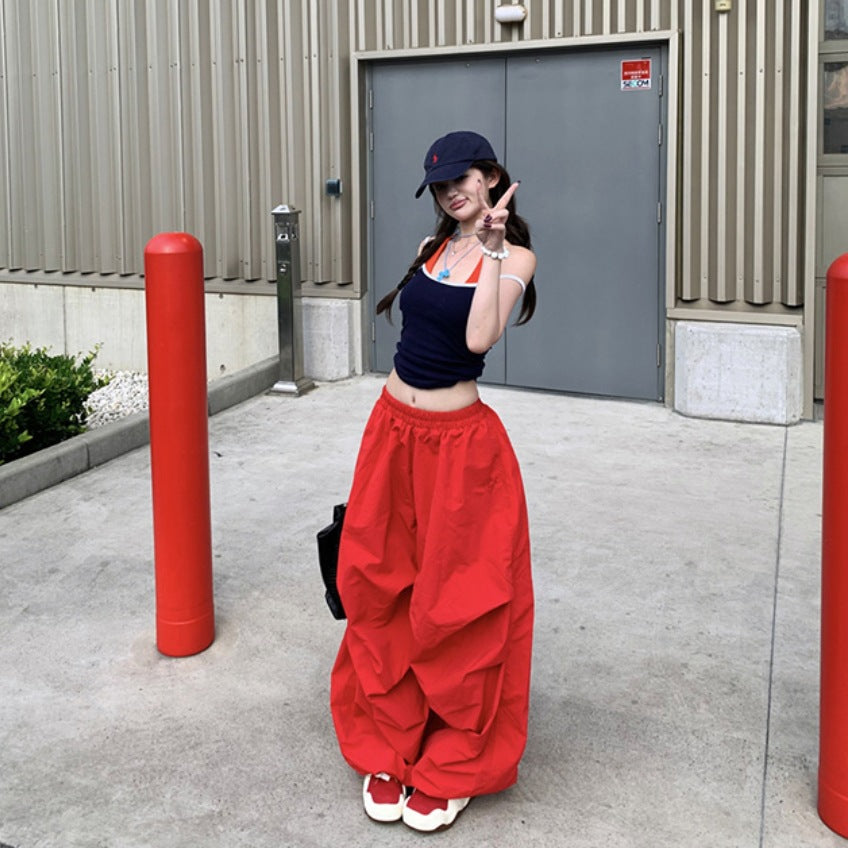 Versatile Harajuku-Inspired Floor Length Pants