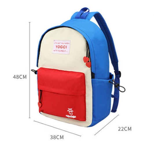 Harajuku Color Matching Schoolbag