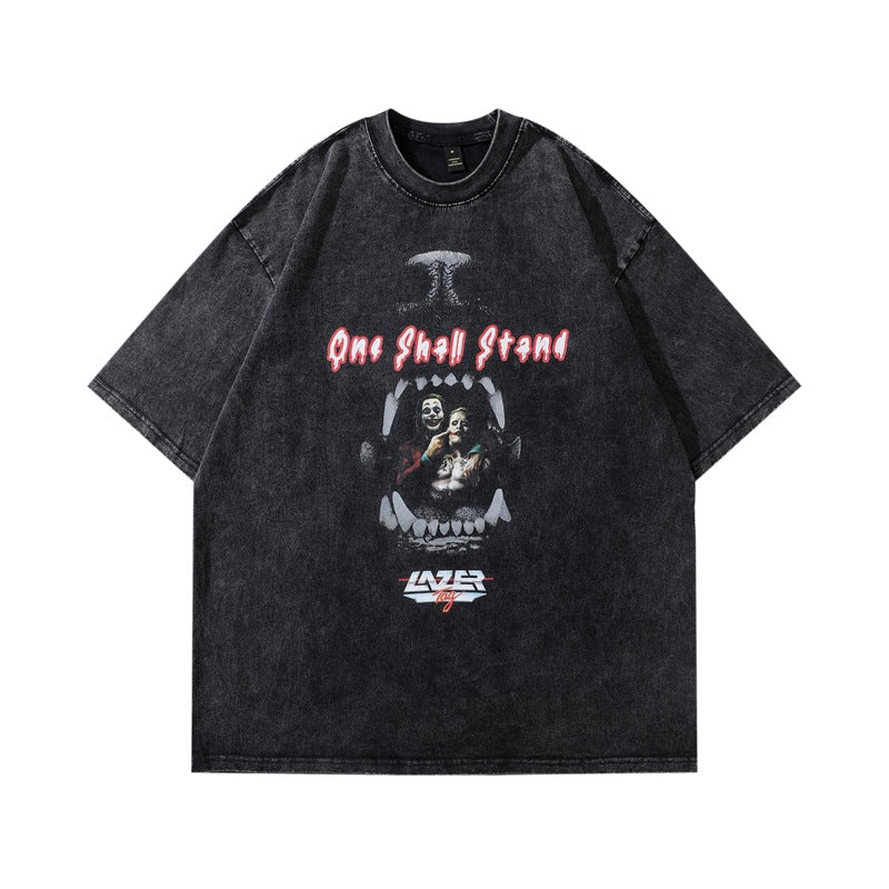 Vintage Oversize Printed T-Shirt - Harajuku Style