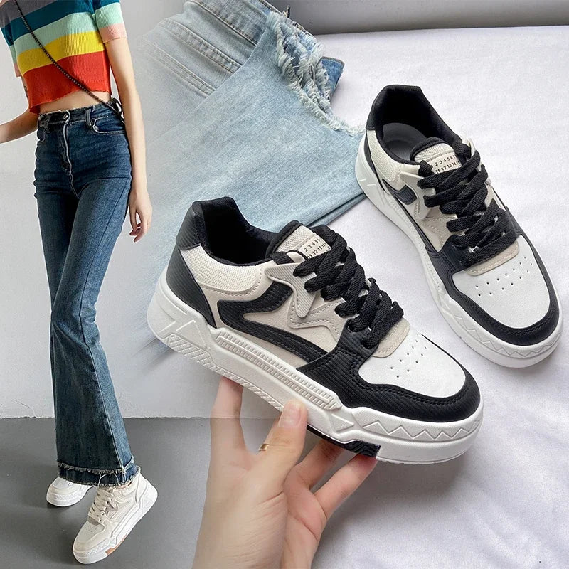 Harajuku Women’s Casual Breathable Platform Sneakers