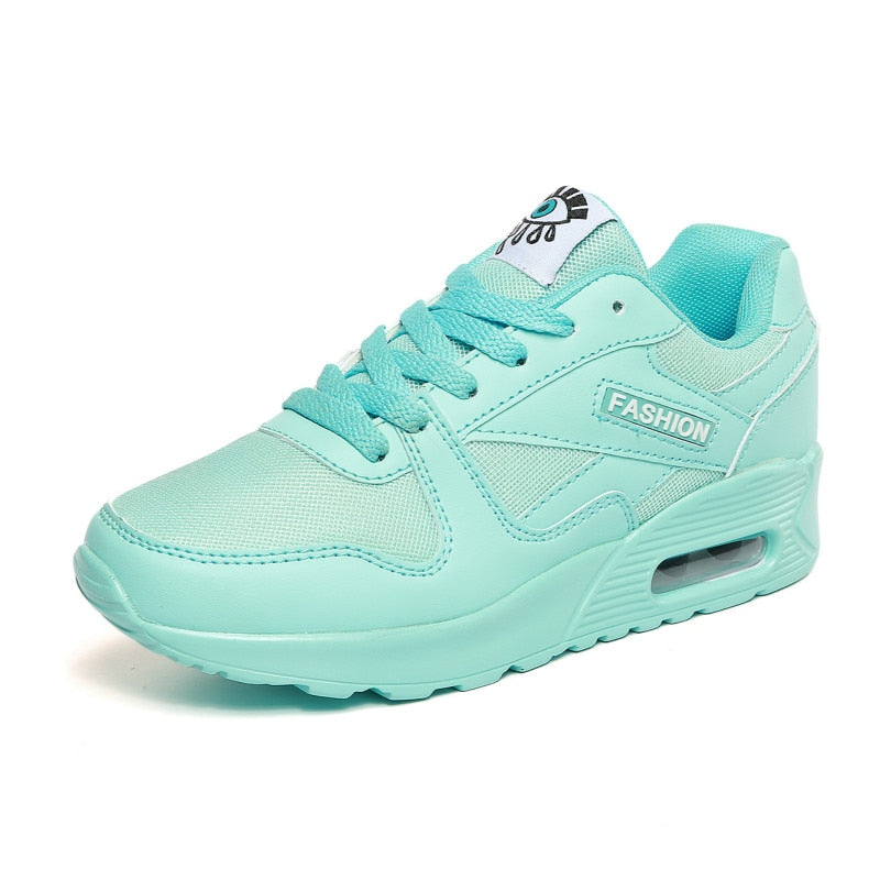 Women’s Breathable Mesh Sport Tennis Shoes - Harajuku Style
