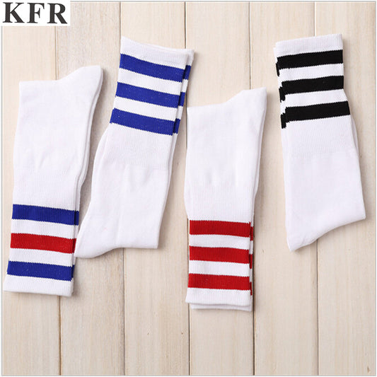 Harajuku Style Playful Three Stripes Socks