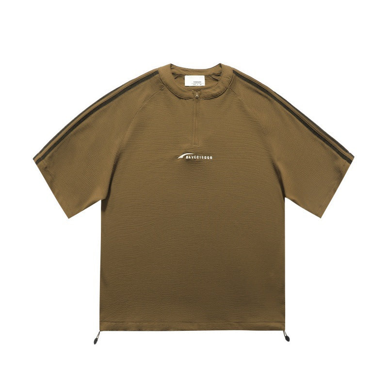 Harajuku Style Loose Fit Embroidered T-Shirt
