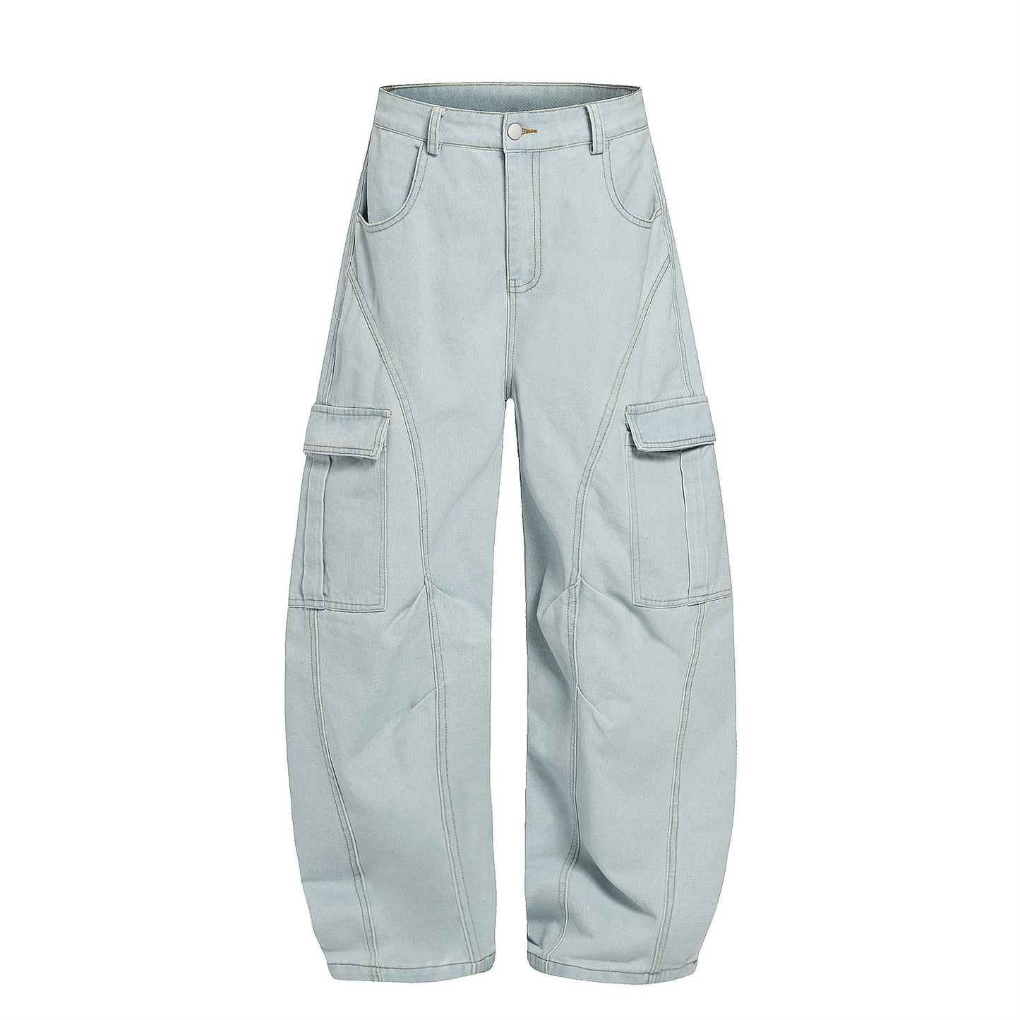 Harajuku Style Multi Pocket Wide Leg Work Pants