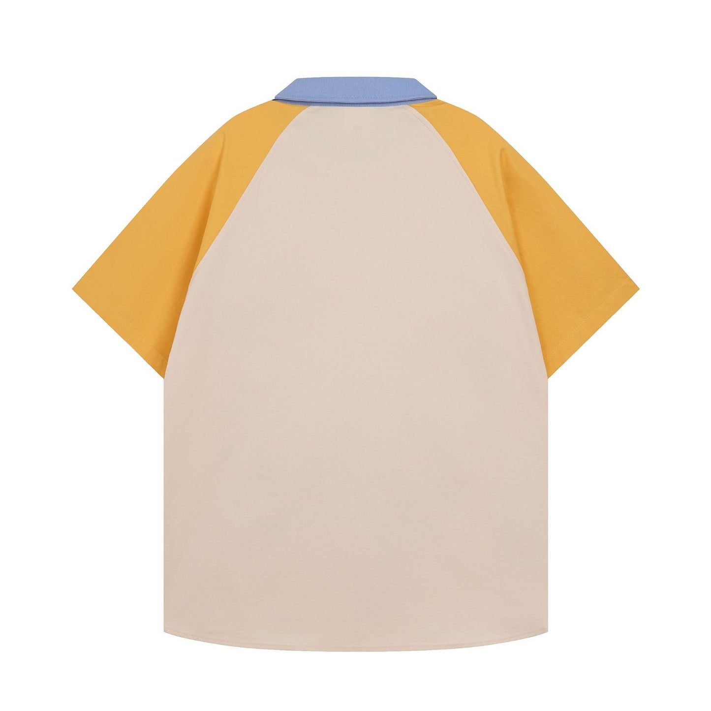 Retro Fun Dog Embroidery Short Sleeve Shirt