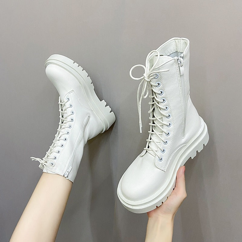 Harajuku Style British Knight Boots for Women