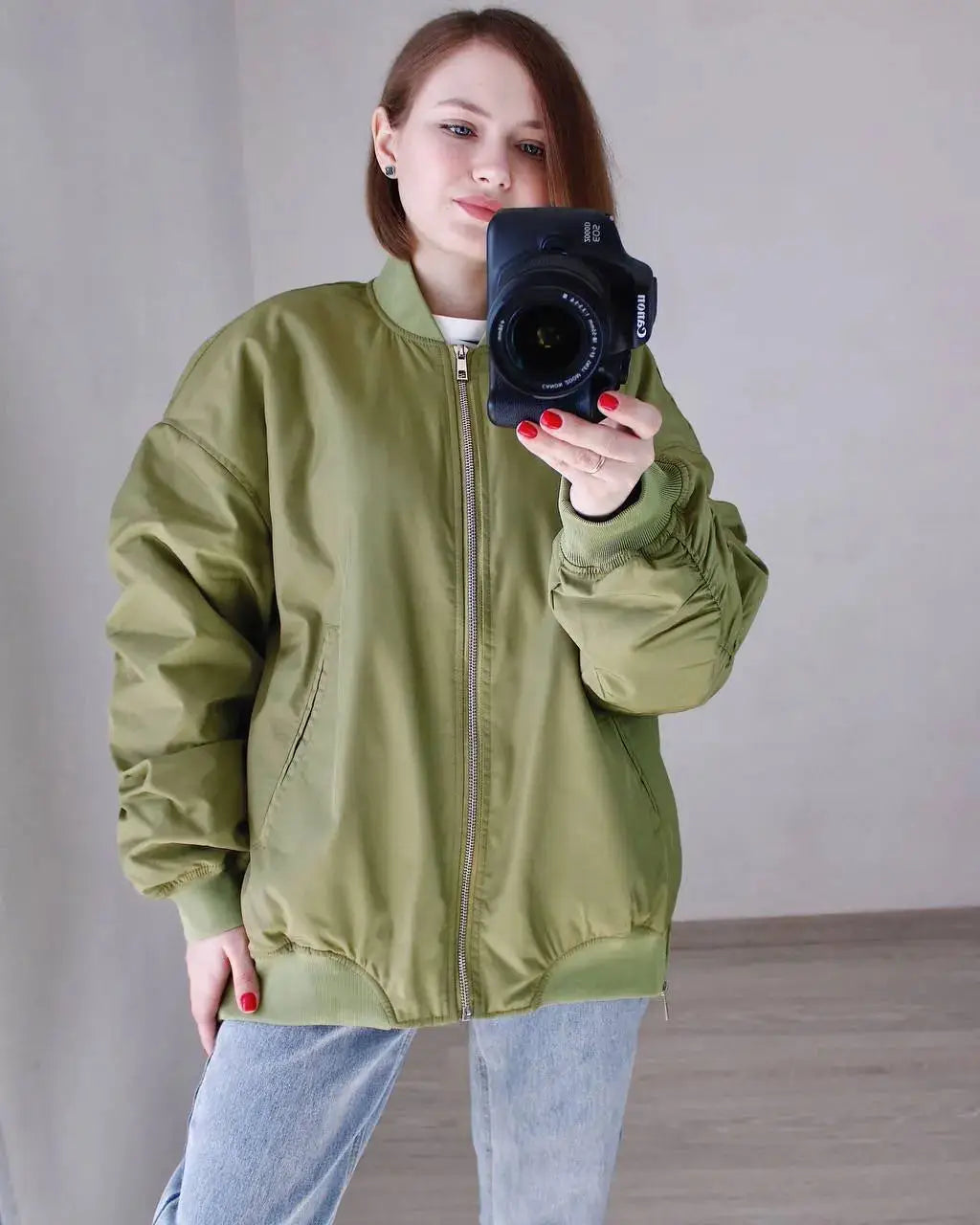 Harajuku Style Women's Casual Bomber Jacket