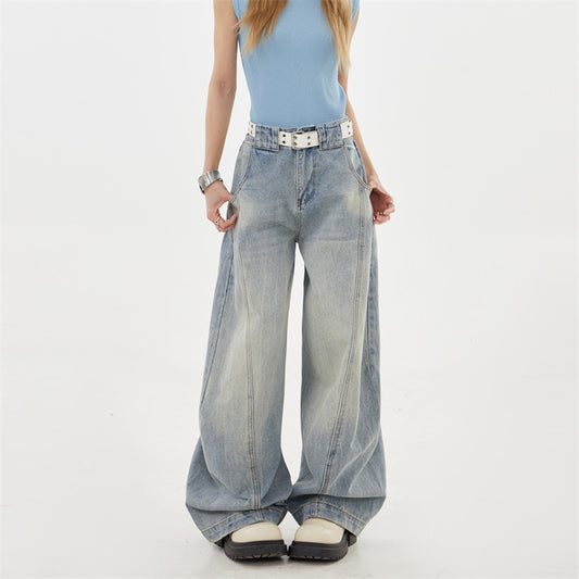 Irregular Deconstruction Design Jeans