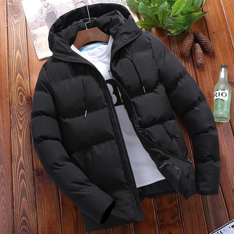 Harajuku Style Men's Cotton Jacket - Trendy Casual Outerwear