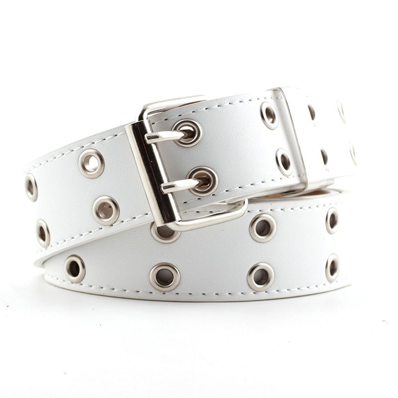 Gothic Punk Style Chain Decorative Eyelet Belt