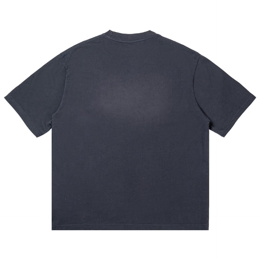 Playful Minimalist Letter Printed T-Shirt for Men