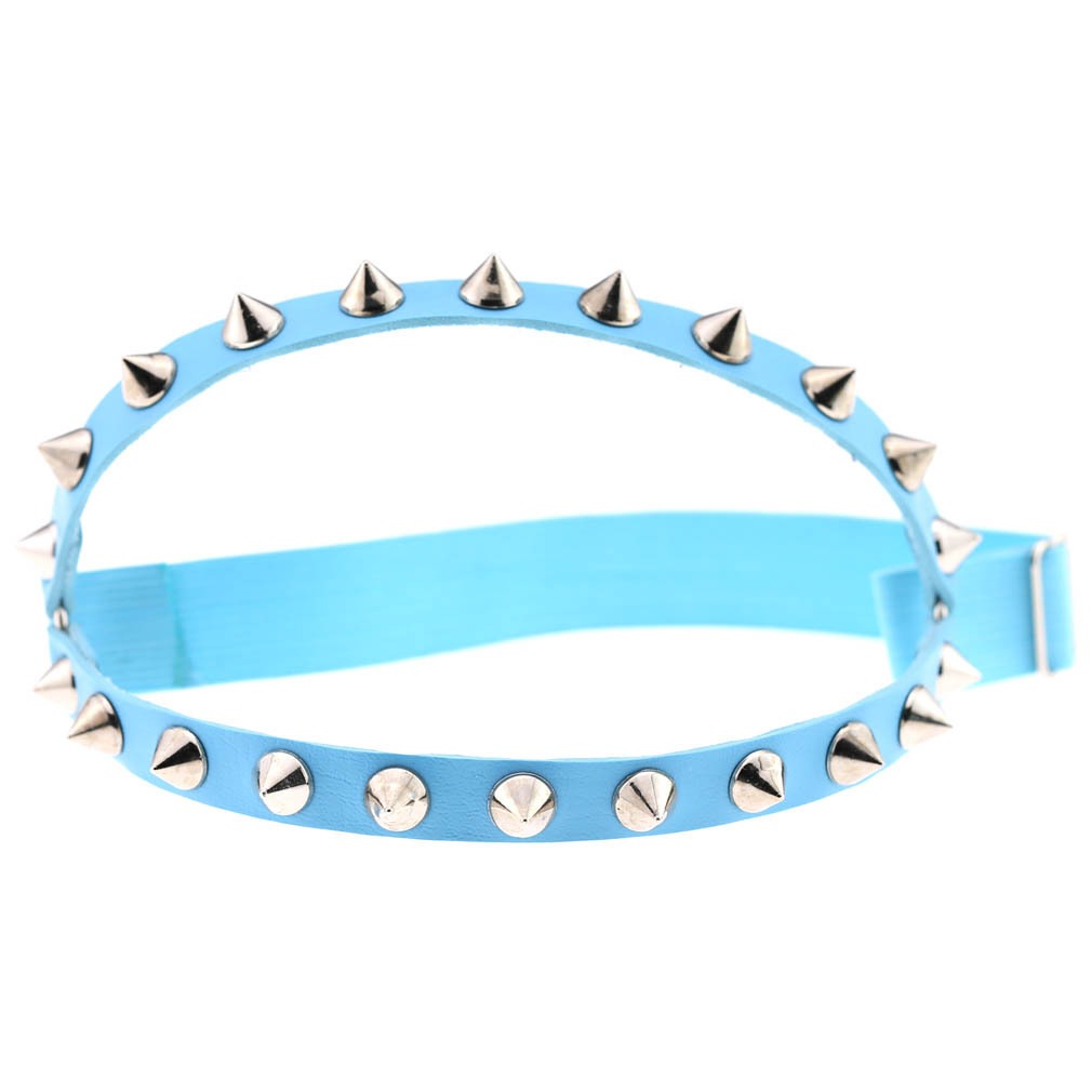 Punk Hip Hop Double Row Rivet Garter with Thigh Ring
