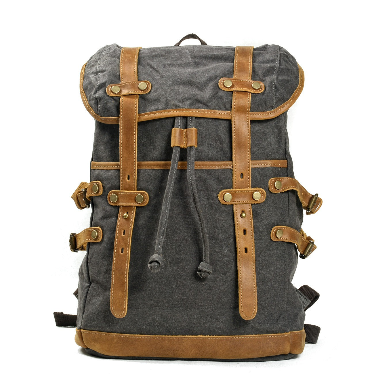 Harajuku Style Waterproof Canvas Shoulder Backpack