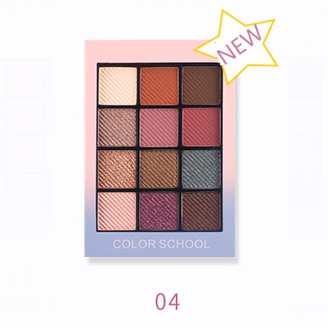 Color Focus Charm Shadow Eye Shadow Palette - 12 Colors