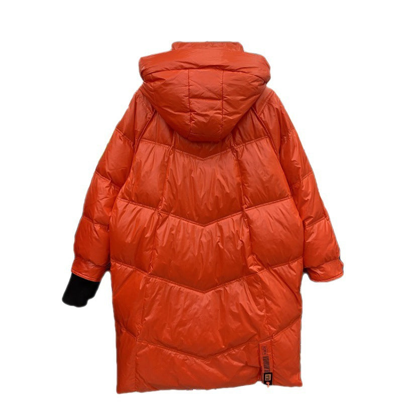 Harajuku Style Thick Hooded Black Puffer Jacket