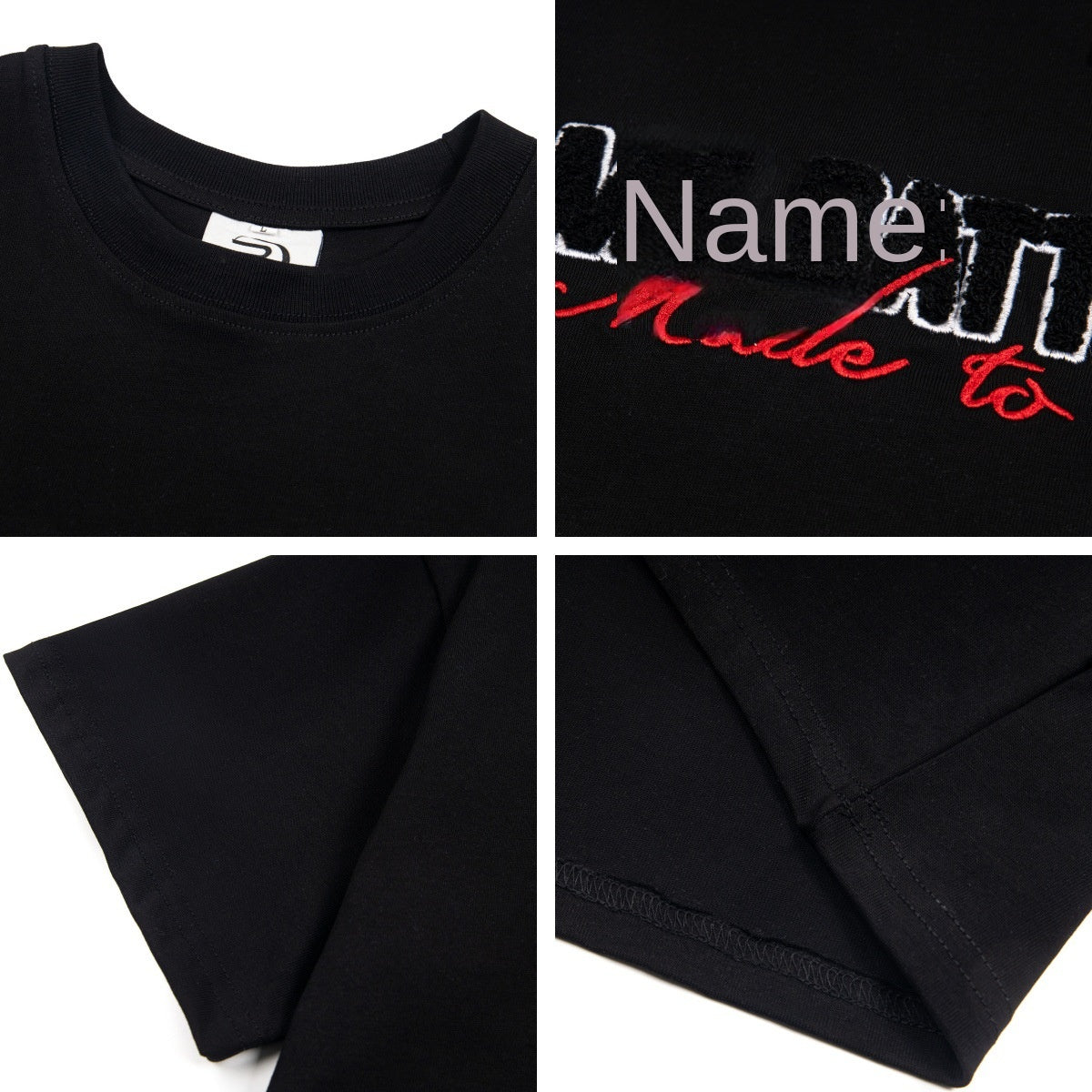 Large M Design Short Sleeve T-Shirt for Men
