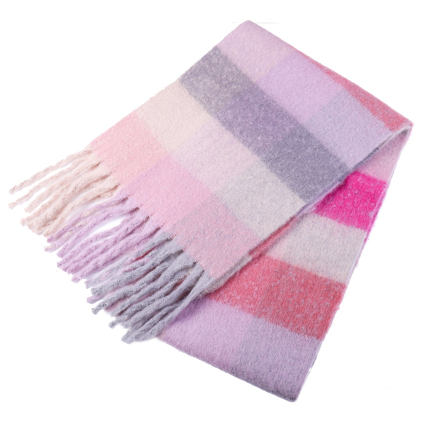 Colorful Tassel Scarf for Women - Harajuku Style