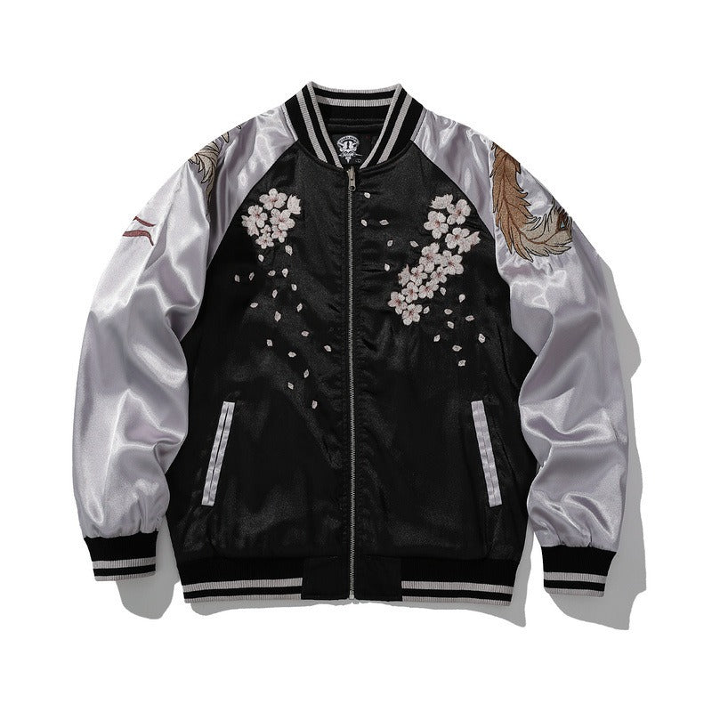 Zhuque Heavy Industry Embroidered Baseball Jacket