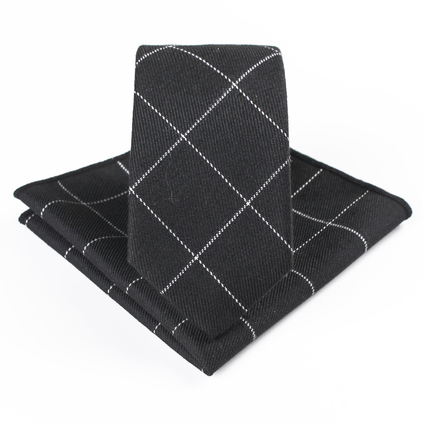 Business Casual Tie Set with Pocket Square