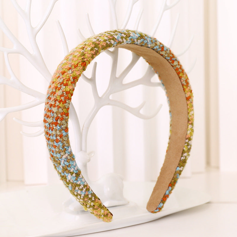 Woolen Cloth Sponge Headband & Hair Clip F663